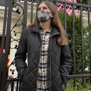 Black Tie Dye Face Mask